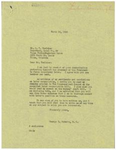 Protest Against Compulsory Labor: Letter to Congress from Tulsa Photo-Engravers Union, 1945-03-23 - 1945-03-23