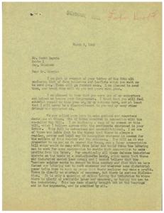 Supporting Our Troops: A Letter from Mr. Scott Harris, 1945-03-03 - 1945-03-03