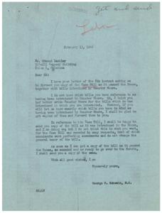 Request for Legislative Bills by Mr. Edmund Lashley, 1946-02-13 - 1946-02-13