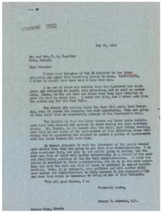Urgent Call for Action: Labor Situation Addressed by Representative Schwabe, 1946-05-27 - 1946-05-27