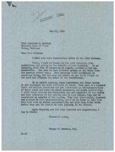 Correspondence Between George B. Schwabe and J.C. Rayson Regarding Fair Labor Standards Act, 1946-05-22 - 1946-05-22