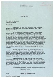Political Correspondence: The New Deal and Public Opinion, 1946-06-01 - 1946-06-01