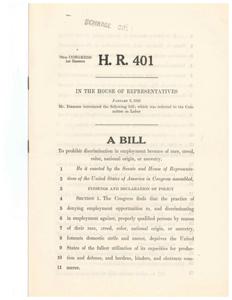 Fair Employment Practices Act of 1945, 1945-01-03