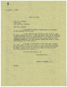 Supporting the British Loan: A Letter from a Constituent, 1946-03-27 - 1946-03-27