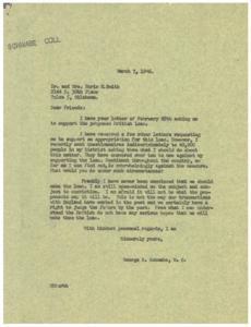 The British Loan Debate: Correspondence Between Friends, 1946-03-07 - 1946-03-07