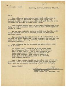 Refuting the Claim: Evidence Against Giving England a Non-Collateral Gift Loan, 1945-01-01 - 1946-12-31