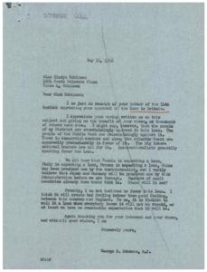 The Debate Over the British Loan: Perspectives from Gladys Robinson and George B. Schwabe, 1946-05-16 - 1946-05-16