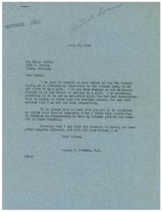 Opposition to the British Loan: A Correspondence between Mr. Harry Calvin and George B. Schwabe, M.C., 1946-07-10 - 1946-07-10
