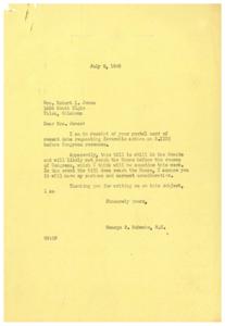 Support for Bill S.1128: A Letter to Mrs. Robert L. Jones, 1945-07-09 - 1945-07-09