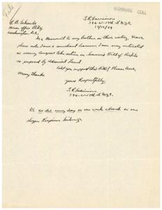 Supporting Seamen&#39;s Bill of Rights: A Plea from L.B. Schwabe, 1945-01-01 - 1946-12-31