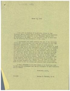 Support for Merchant Marine Bill of Rights: A Call to Action, 1945-03-15 - 1945-03-15