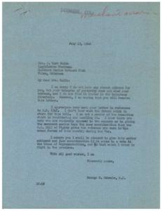 Support for H.R. 2346: A Letter from George B. Schwabe, 1946-07-13 - 1946-07-13