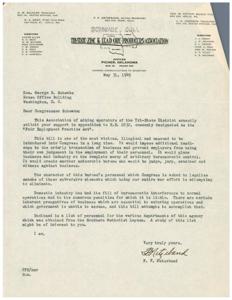 Request for Support Against H.R. 2232: A Letter to Congressman Schwabe, 1945-05-31