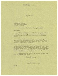 Opposition to H. R. 2232: A Letter from Rex Baking Company, 1945-05-15