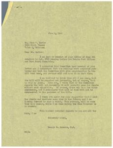 Support for H.R. 3035: A Letter from Congressman Schwabe, 1945-06-05
