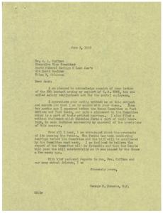 Support for H.R. 3035: A Letter from State Federal Savings &amp; Loan Association, 1945-06-05