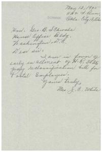 Reclassification Request for Employees - May 13, 1945, 1945-05-13