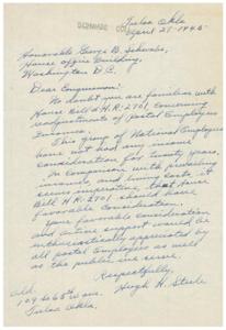 Proposal for Salary Adjustment for Postal Employees, 1945-01-01 - 1946-12-31