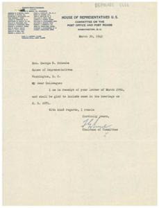 Concerns and Recommendations Regarding H.R. 2071, 1945-03-29