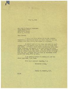 Meeting Plans During Congressional Recess, 1945-07-07