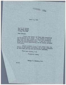 Supporting H. R. 5059: A Letter from George B. Schwabe, M.C., 1945-01-01 - 1945-12-31