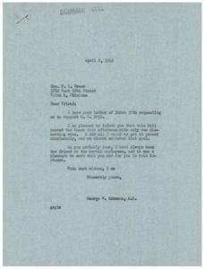 Supporting H.R. 5059: A Letter from George B. Schwabe, 1946-04-02