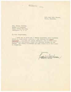 Gratitude for Legislation Supporting Postal Employees, 1945-01-01 - 1946-12-31