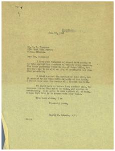 Title: Opposition to Proposed Mailing Rate Increases, 1945-06-29