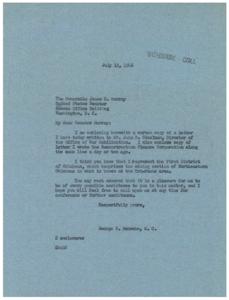 Support for Economic Development in Northeastern Oklahoma: Letter to Senator Murray, 1946-07-12