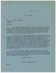Support for Bunker Hill Legislation: An Urgent Appeal, 1946-06-30