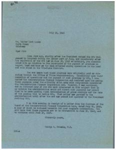 Correspondence Regarding Premium Price Plan Payments on Lead and Zinc Mines, 1946-06-30