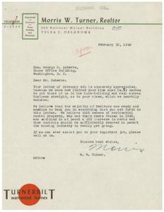 Promoting Honest Real Estate Practices: A Letter from George B. Schwabe, 1946-02-04
