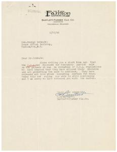 Concerns Regarding O.P.A. Regulations and Community Auction Sale in Collinsville, Oklahoma, 1945-01-01 - 1946-12-31