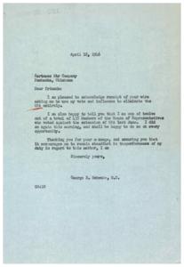 Elimination of OPA Support from George B. Schwabe, M.C., 1946-04-18