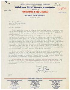 Urgent Appeal for Meat Industry Deregulation, 1946-03-01