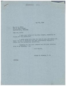 Opposition to O.P.A.: Correspondence Between B.L. Ellis and George B. Schwabe, 1946-05-20