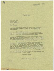 Opposition to the O.P.A.: A Letter from George B. Schwabe, 1946-05-31