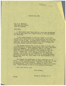 Correspondence Regarding Old-Age Pension Bill and Committee Assignments, 1945-01-29