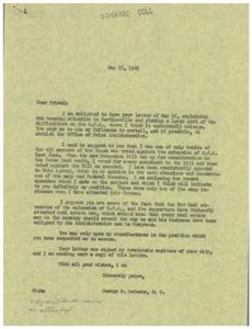 The Fight Against O.P.A: A Letter from George B. Schwabe, 1946-05-16