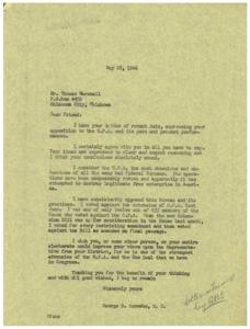 Opposition to the O.P.A.: A Letter from George B. Schwabe, M.C., 1946-05-28