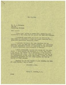 The Debate over O.P.A.: Letters from Opposing Views, 1946-05-27