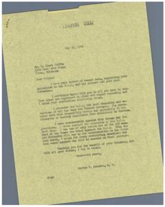 Opposition to the O.P.A.: A Correspondence between George B. Schwabe and R. Clare Coffin, 1946-05-08