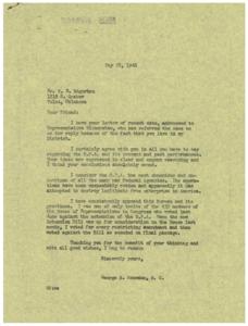 Opposition to the O.P.A.: A Letter from George B. Schwabe, M.C., 1946-05-28