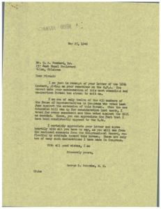 Opposition to the O.P.A.: A Letter from Mr. H. A. Woodard, Sr., 1946-05-16