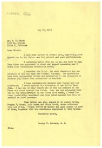 Opposition to the O.P.A.: A Letter from Concerned Citizens, 1946-05-07