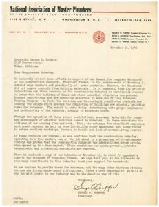Plumbing and Heating Materials Control: Urgent Call for Decontrol, 1946-11-13