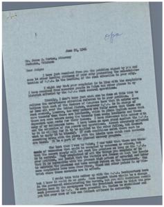 Petition for Change in O.P.A. Law: A Call for Relief, 1946-06-22