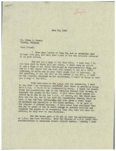 Current Issues and Concerns: A Letter to Congressman Schwabe, 1946-06-19