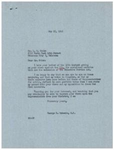 Opposition to New Deal Measures: A Citizen&#39;s Plea, 1946-05-25