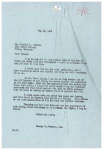 The Fight Against OPA: A Letter of Opposition, 1946-05-17